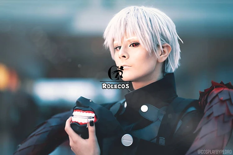 ROLECOS, японское аниме, Токийский Гуль, костюмы для косплея, Kaneki Ken, костюмы для косплея, толстовки, черная боевая униформа, Мужская одежда, полный комплект