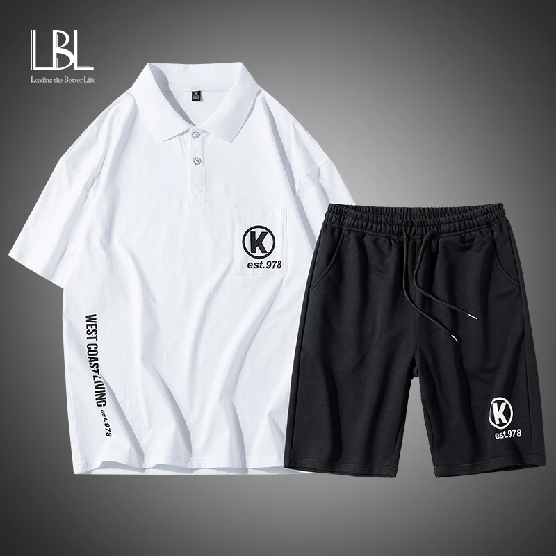 2020 Mens Polo Shirt New Summer Sets Short Sleeve Turn-over Collar Tee Tops Casual Breathable Solid Business Sweatshirts Set 2020 Mens Polo Shirt New Summer Sets Short Sleeve Turn-over Collar Tee Tops Casual Breathable Solid Business Sweatshirts Set