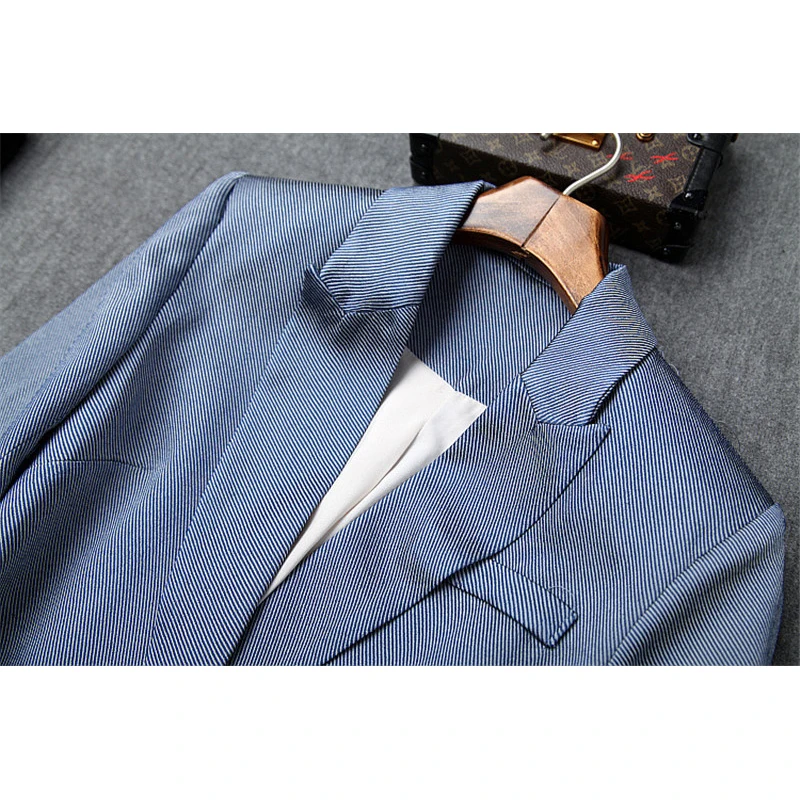 Женский Элегантный дизайнерский костюм из блейзера и юбки органзы на шнуровке