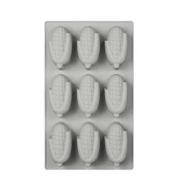 

9-Hole Silicone Corn Pudding Chocolate Model Ice Grid Mold DIY Decorative Cake Mold