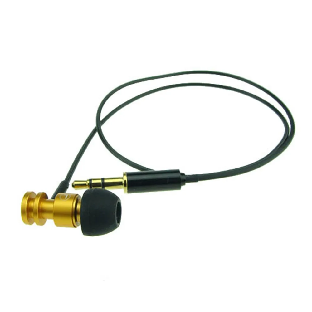 In ear Short line Unilateral Earphones for Mobile Phone Bluetooth MP3 MP4 Radio Computers 3 5mm Wired Earphone Stereo Earbuds