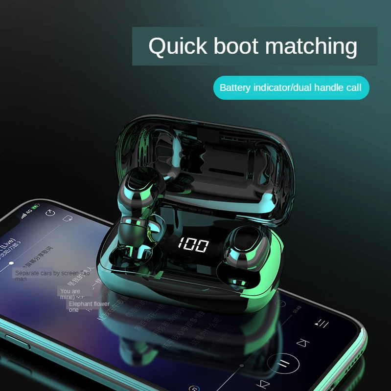 TWS беспроводные наушники Bluetooth 5 0 спортивные водонепроницаемые гарнитура с