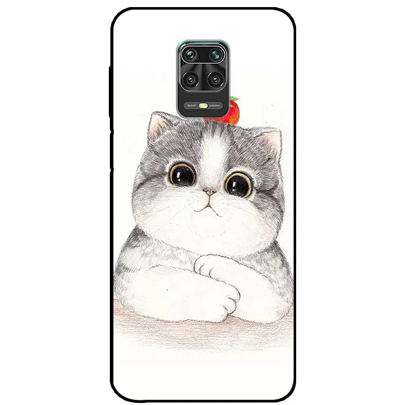 For Xiaomi Redmi Note 9S Case Soft Silicone Back Case for Xiaomi Redmi Note 9 Pro Note9s 9 s Case Redmi9 9S Black Phone Cover 