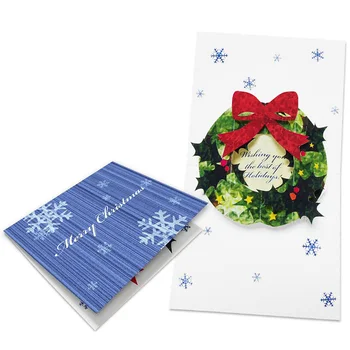 

DIY Pop-up Card Christmas,Handmade 3D Anniversary Greeting Card Paper Model,Postcard Invitation Papercraft,Craft Gift ER-131