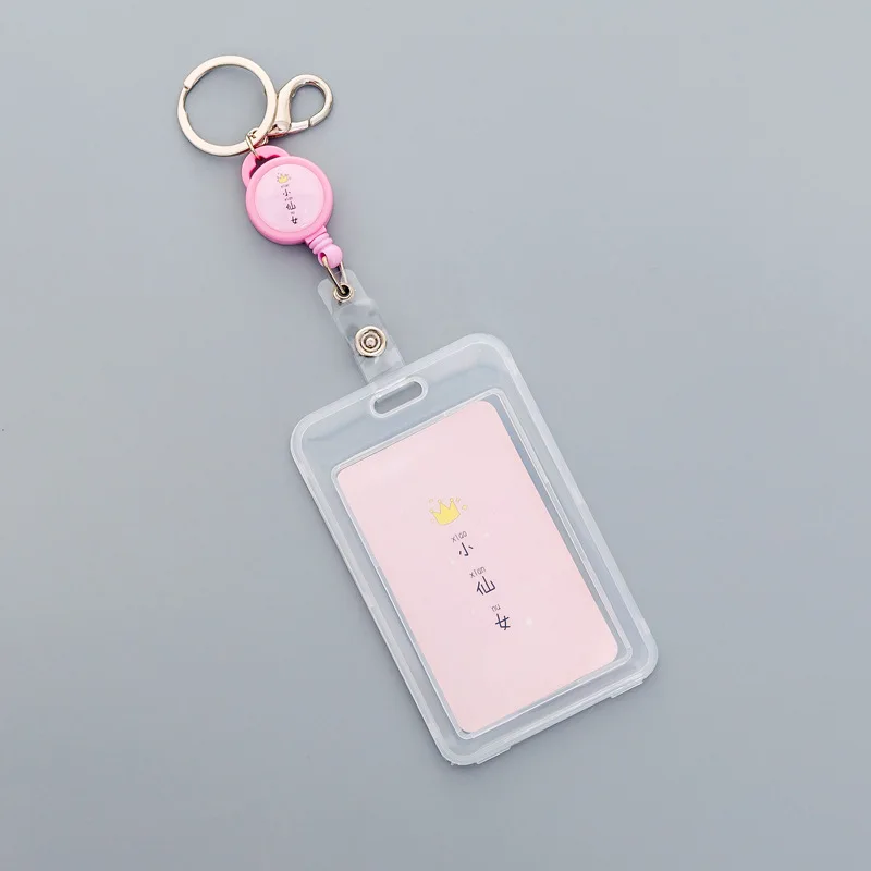 Kawaii Unicorn dog Magic Matrix Retractable Badge Card Holder Nurse Doctor Exhibition Pull Key ID Name Card Badge Holder - Цвет: 8