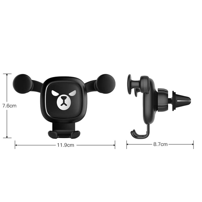 Автомобильный держатель для телефона Gravity Phone Mount для автомобильных вентиляционных отверстий с поворотом на все градусов навигационный кронштейн VDX99