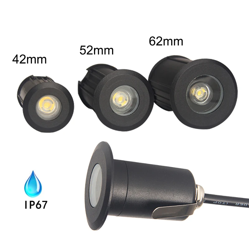 3W 1W LED Underground light Ground Garden Path Floor Lamp Outdoor Underground Buried Yard Lamp Landscape Light 85-265V DC12V garden decoration lamps