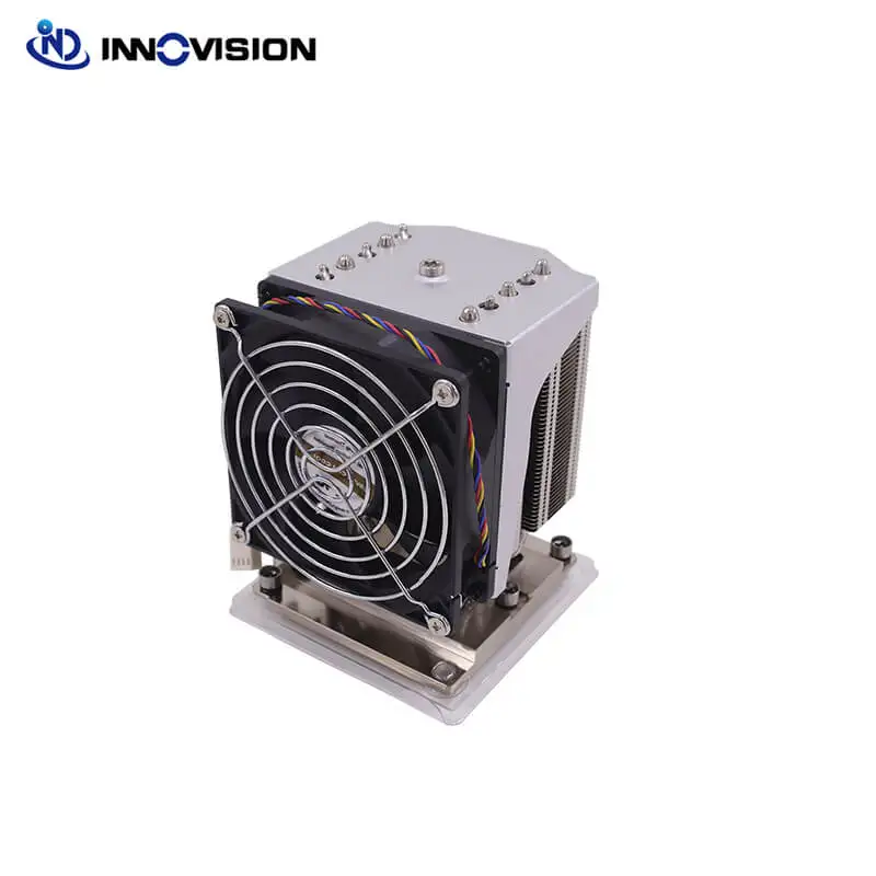 Ativo Servidor Dissipador de Calor 3647 Quadrado com Heatpipe Servidor Cpu Cooler com 9025 mm Bastante Ventiladores de Refrigeração 4u