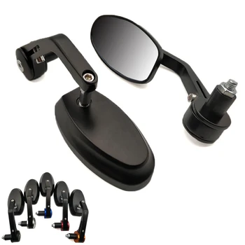 

22mm Motorcycle Aluminum Rear View Handle Bar End Side Rearview Mirrors For Suzuki gsxs 750 1000 rgv 250 gsr 600 750 GSXR1000