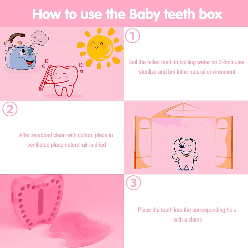 Baby Tooth Container Resin Molds silicone mold DIY Crystal Epoxy Resin Mold Deciduous Teeth Lanugo Memorial Box Silicon Mold Storage Box