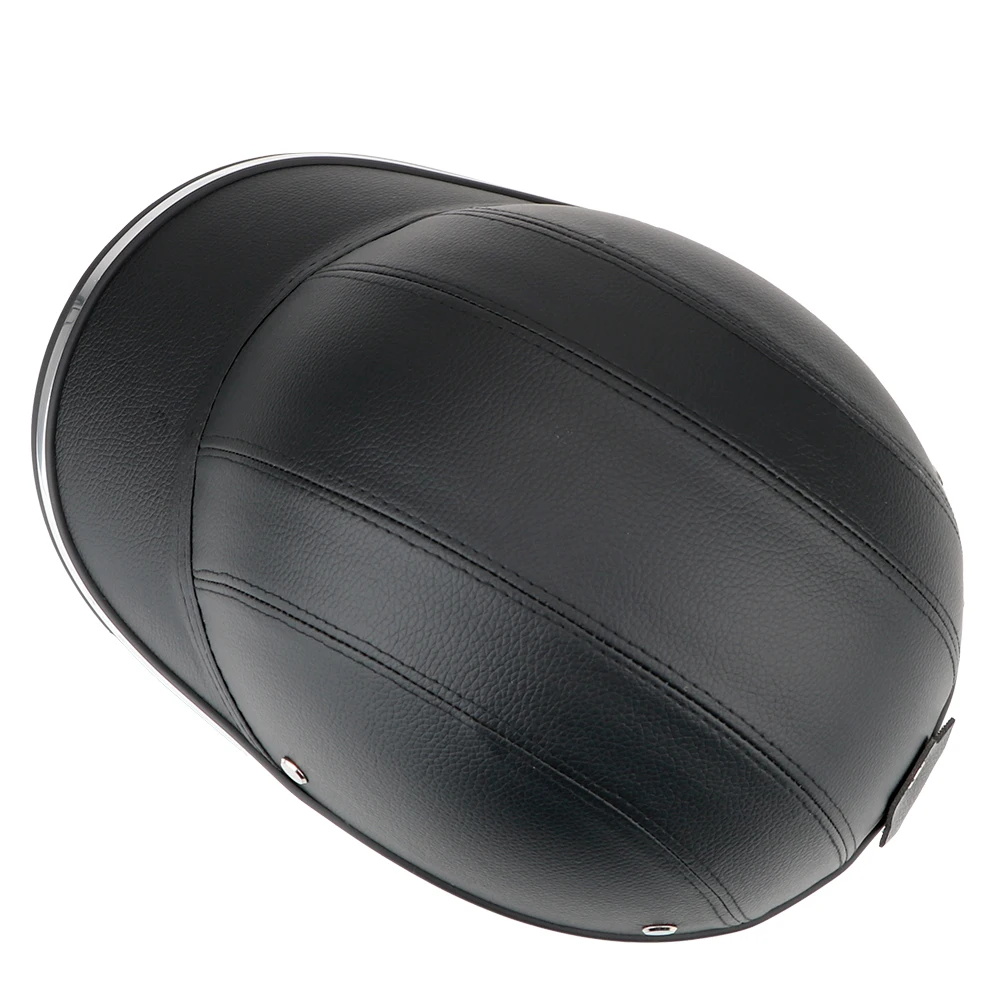For Cafe Racer Chopper Scooter Half Face Vintage Summer Cap Safety Hard Hat Motorcycle Half Helmet Baseball Cap Style