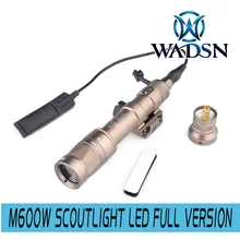 WADSN страйкбол M600W Тактический оружейный пистолет Scoutlight светодиодный полная версия Softair стробоскоп WNE04045