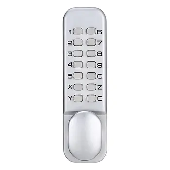 

Universial OS20B first generation mechanical password lock silver Zinc alloy Waterproof and rustproof Courtyard door lock