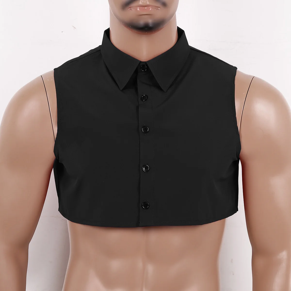 Mens Fashion Fake Collar Detachable 