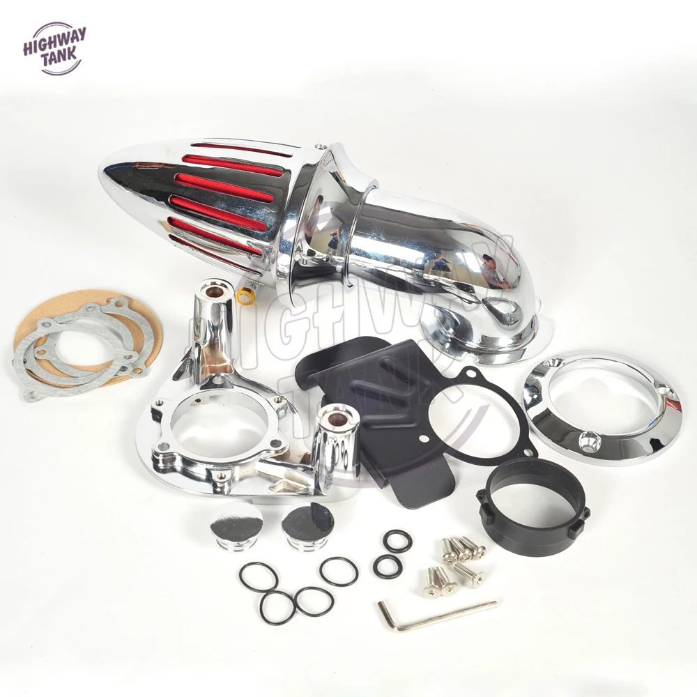 

Chrome Aluminum Motorcycle Spike Air Cleaner Intake Filter case for Harley Sportster XL 883 1200 XL883 1991-2006