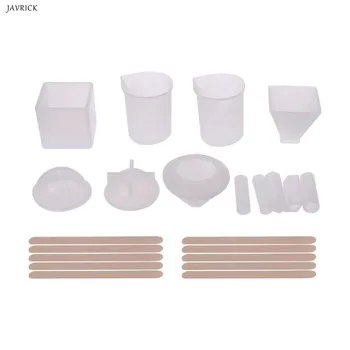 

UV Epoxy Mold DIY Pendant Jewelry Making Accessories Crystal Silicone Transparent Molds Resin Art Cube Sphere Mold Drop Measurin