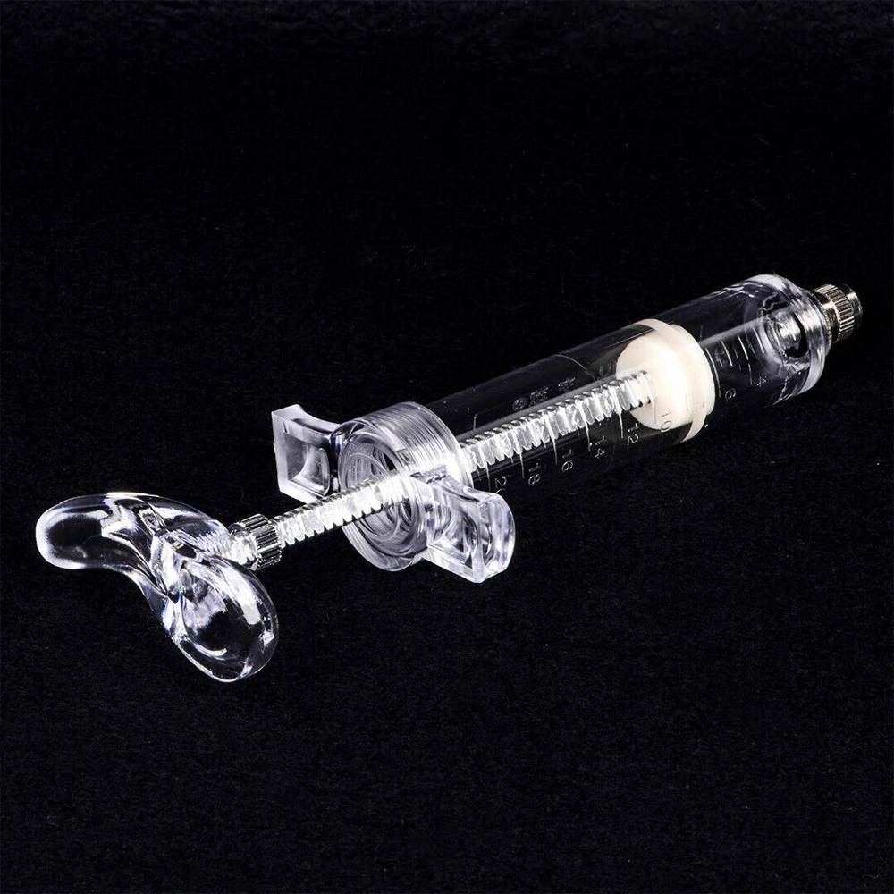 Reusable Syringe Disposable Syringe 10/20/30/50/100ml Veterinary Plastic Steel Syringe Fine Syringe Feeder Tools Pet Bird Parrot Animal Feeding Accessories