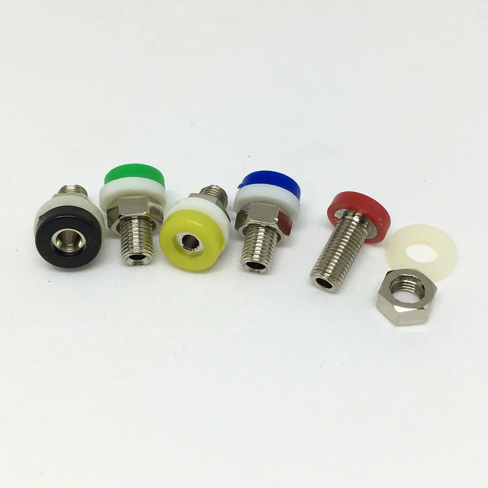 100 шт. 5 цветов мини коннектор из латуни 2 мм с вилкой типа банан|connector 2mm|connector mmconnector