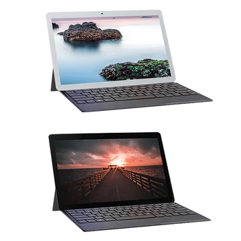 

Tablet PC 10 Inch HD Display Android Phone Call Tablets Dual Sim Cards with Detachable-Keyboard EU Plug