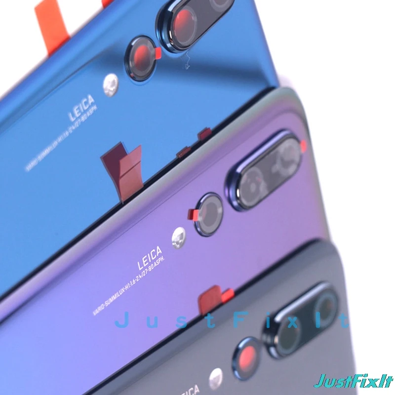 Замена для Huawei P20 Pro Задняя стеклянная крышка с объективом камеры аккумулятора