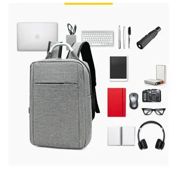 

Anti-theft Men/Womens Laptop Notebook Backpack+USB Charging Business School Bag