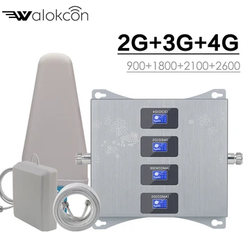 

Russia Quad-Band Signal Repeater GSM 900 DCS 1800 WCDMA 2100 LTE 2600 Cellphone Signal Booster B8 B3 B1 B7 2G 3G 4G Amplifier @