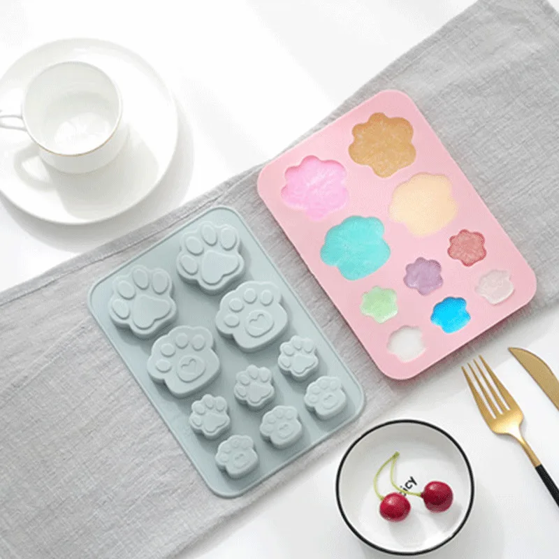

DIY Chocolate Mold Dog Paw Shape Fondant Silicone Mold Cake Decorating Tools Baking Cake Mold Sugarcraft Pastry Candy Biscuits