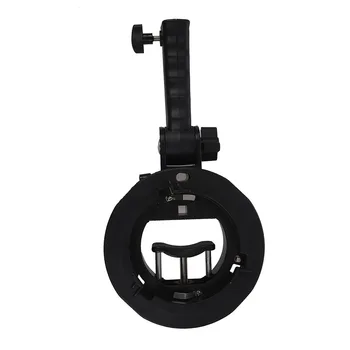 

Bracket Pro Mount Adapter Holder for Speedlite Snoot Flash Softbox with Hand grip