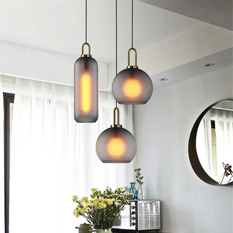 Современный простой светодиодный подвесной светильник для спальни, кухни, столовой, подвесной светильник, украшение для бара, кафе