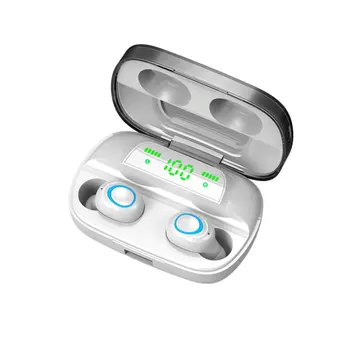 

S11 Wireless Earphone With Power Display Sport In-ear Headset Stereo Handsfree Noise Cancelling Earphones Charging Box