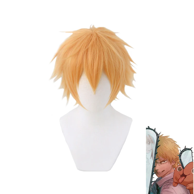 iirukaa Denji Cosplay Wig for Chainsaw Man,Anime Cosplay Wig high  temperature fiber