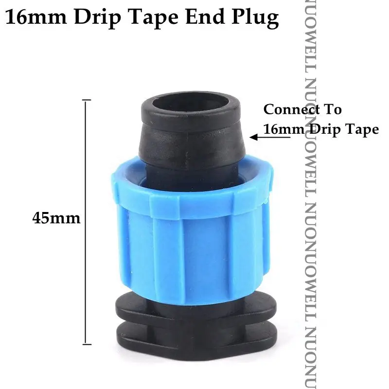 2 шт. 16 мм капельного орошения шланга соединители капельного шланга фитинги гайка трубы соединения микро Оросительная Система садовая вода разъем