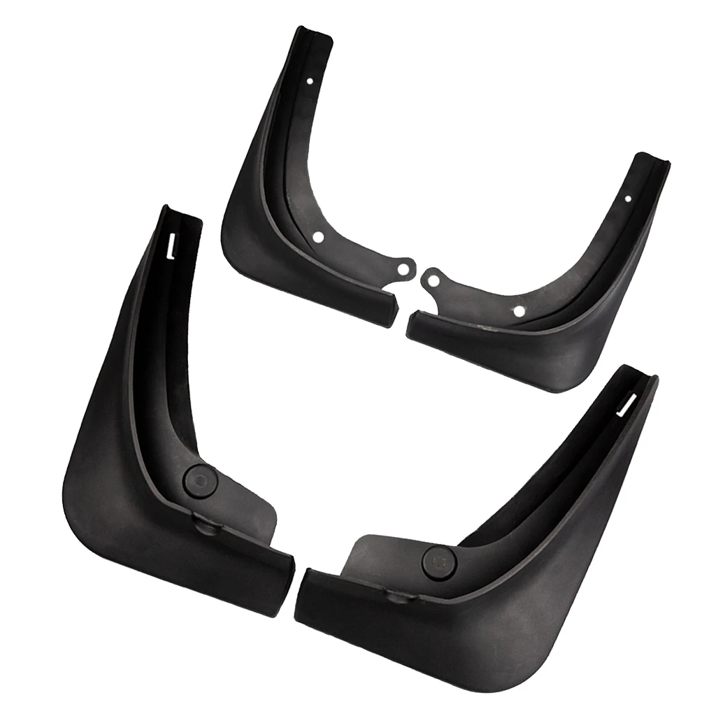 4x Front Rear Mud Flap Mudflap Fender Splash Guards Compatible with Tesla Model 3 2016-2019 -  Black