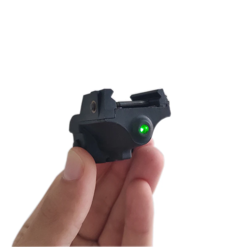 Rechargeable Glock 17 Pistol Green Laser Sight Tactical Self Defense Weapons Gun Laser Picatinny Rail Aiming Lazer Pointer
