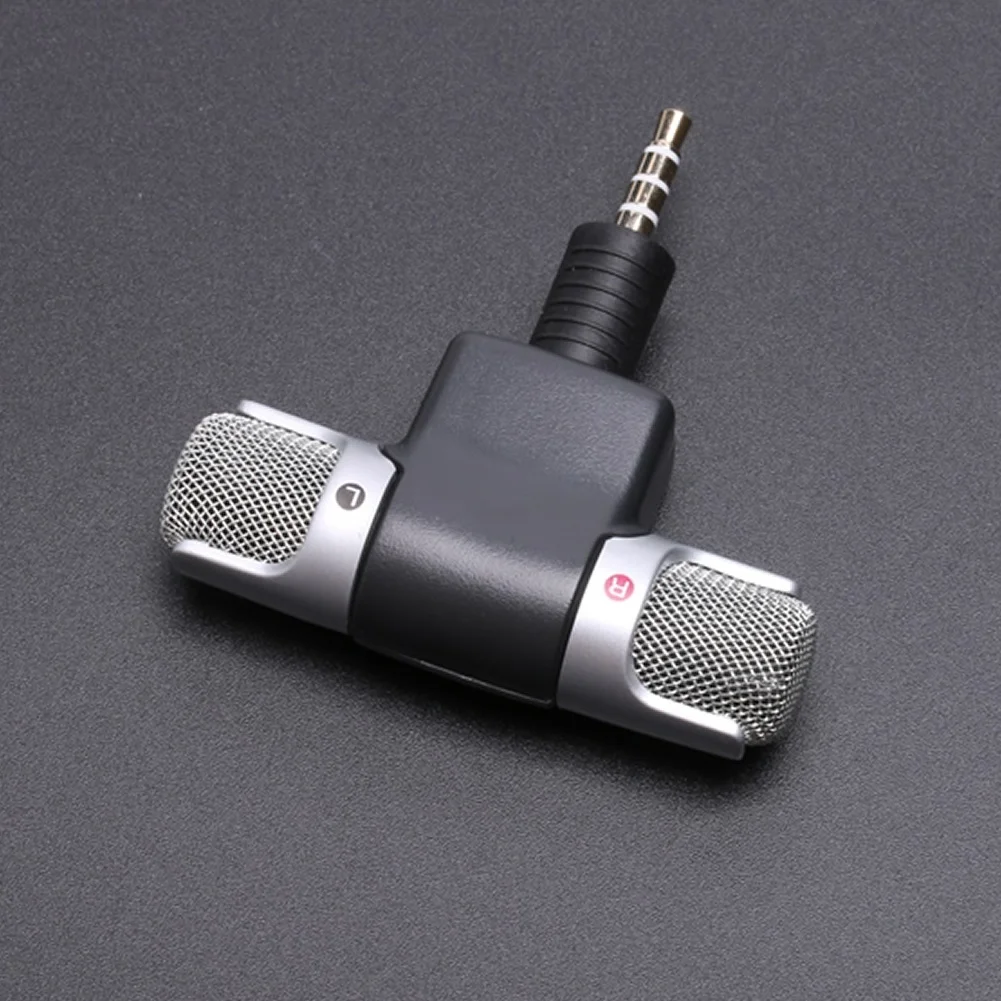 3.5mm Jack Stereo Mic For Recording Smartphone Mobile Phone Studio Mini Interview Microphone 4 Pin studio microphone
