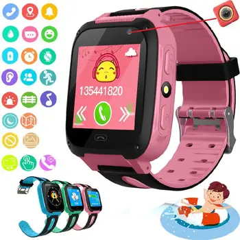 

Studyset Anti-lost Kids Safe GPS Tracker SOS Call GSM Smart Watch Phone for Android IOS