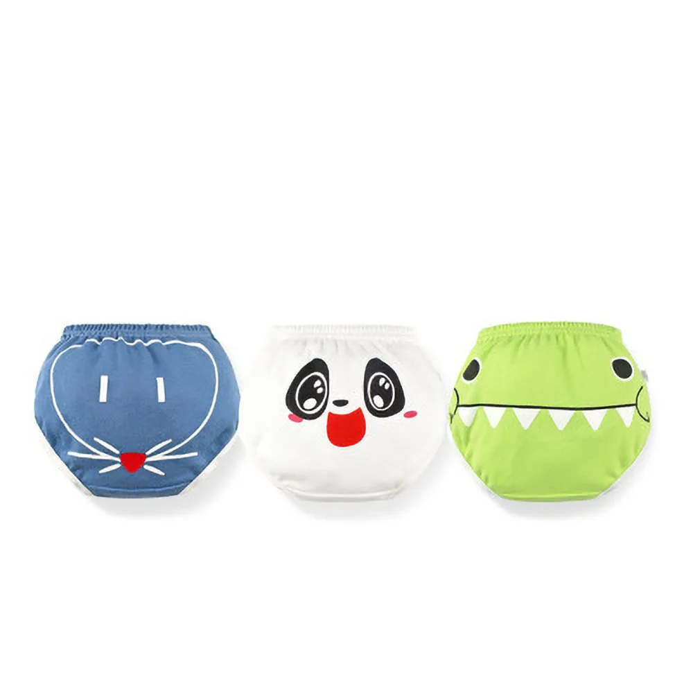 3 Colors Infant Baby Underwear Kids 100% Cotton Cartoon Underpants Girls Panties Newborn Boys Summer Shorts Infant Baby Briefs