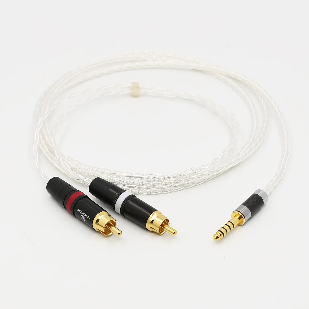 HIFI 4 4mm to 2 RCA Audio Cable WM1A 1Z PHA 1A 2A Z1R 4 4mm Upgrade Cable