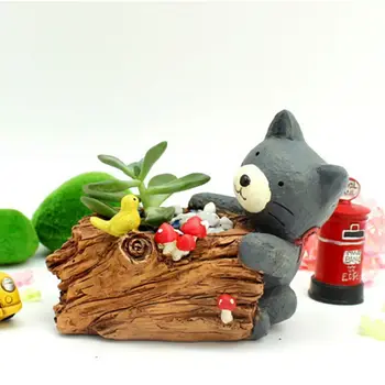 

1PCS Cute Little Animal Succulent Flower Pot Creative Flower Pot Flower Pot Flower Stand Flower Desktop Flower Pot Decoration