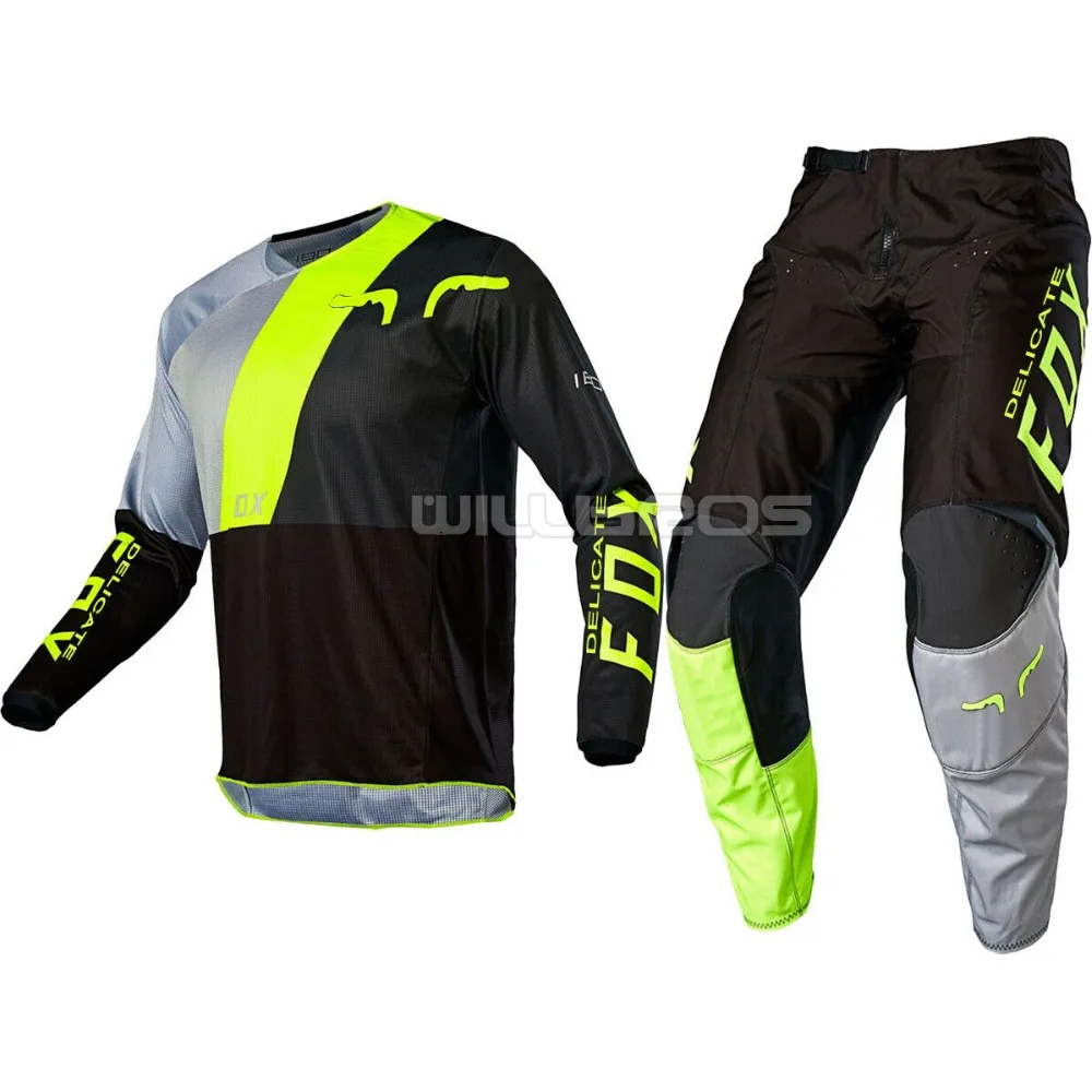 

Free shipping 2020 NAUGHTY FOX Motorcycle MTB Bike Racing 180 Lovl SE Gear Set Motorbike Suit For Men
