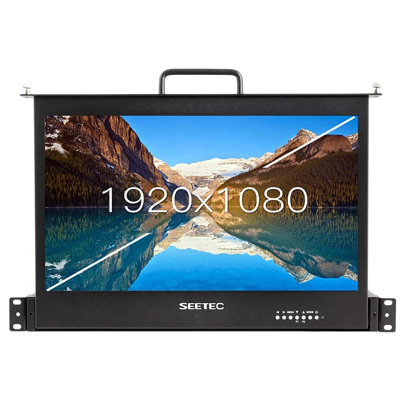 SC173-HSD-56 / SC173-HD-56 17.3 Inch 1RU Pull Out Rack Mount Director Broadcast