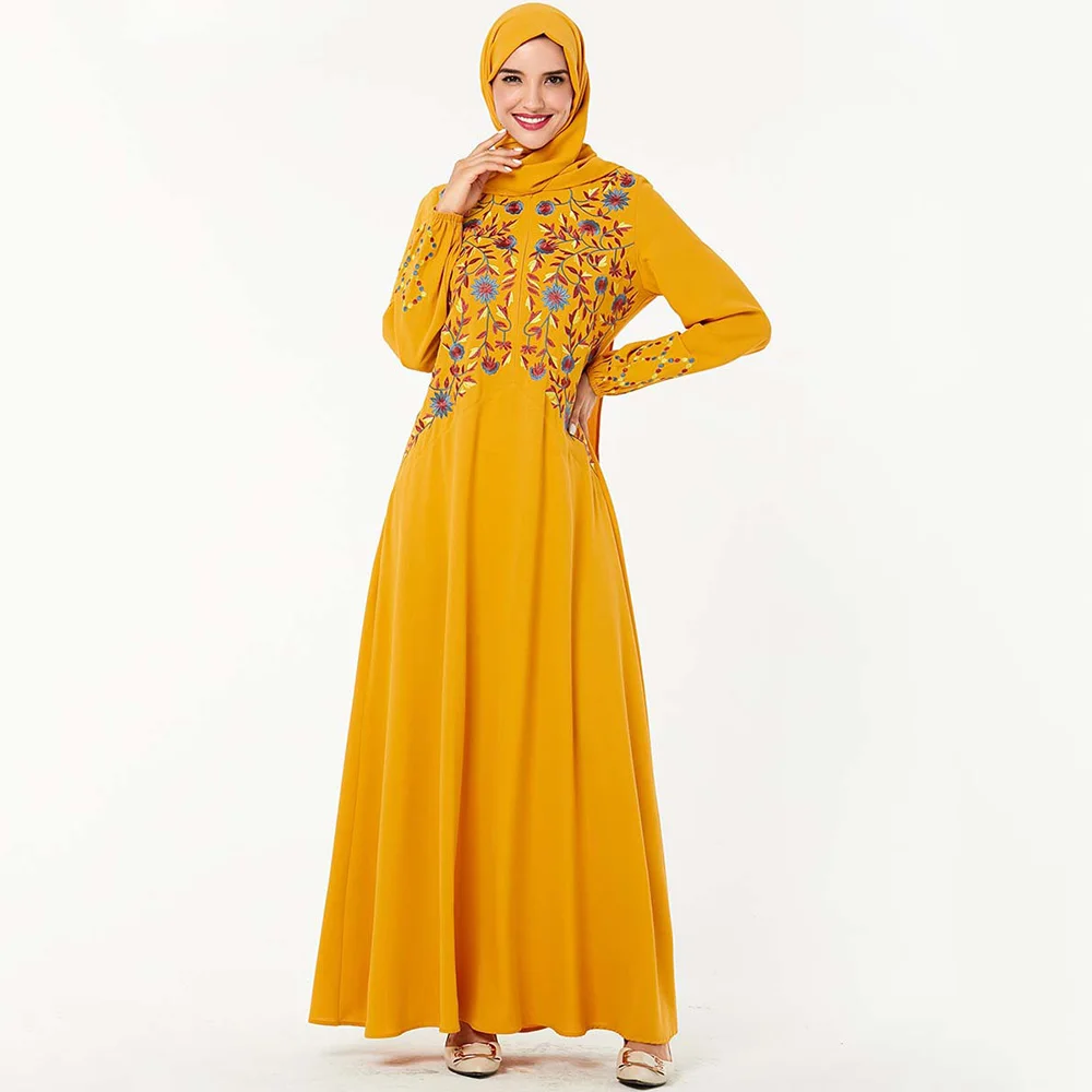 Абайя Дубай мусульманское платье для женщин без хиджаба кимоно Бангладеш халат мускумен Исламская одежда арабские платья Marocain Turky