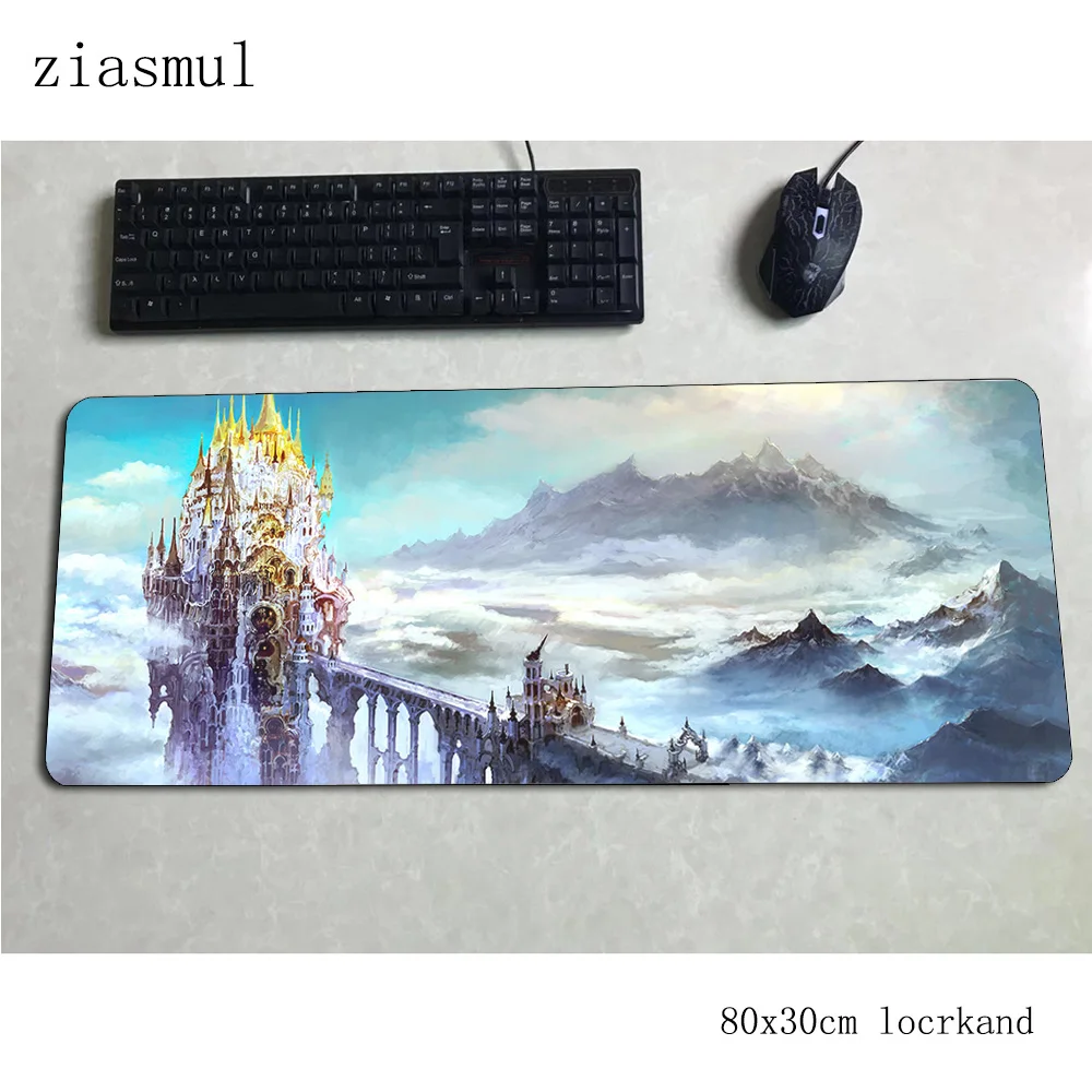 Final fantasy xiv коврик для мыши 80x30 см, 3d коврик для компьютерной мыши, игровые аксессуары xl, большой коврик для мыши, клавиатура, игры, pc gamer