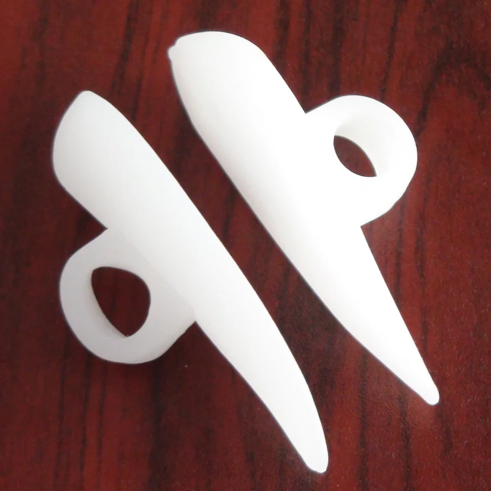 1Pair Hallux Valgus Correction Gel Silicone Bunion Corrector Toe Separators Straightener Spreader Foot Care Massager Z24801
