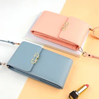 

New Style Women'S Wallet Korean-Style Multi-Functional Phone Bag Purse Wallet-Style Crossbody