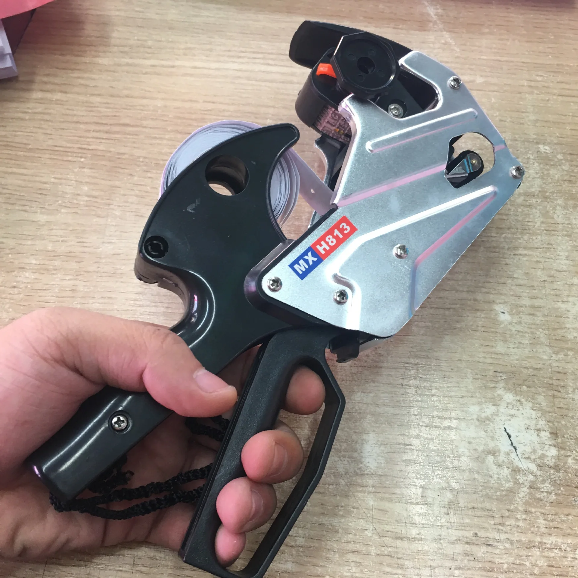 MX H813 one line 8 digits Pricing machine labeller Price Tag Tagging