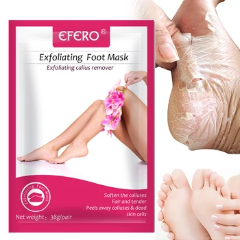 

New Exfoliating Foot Mask Pedicure Socks Exfoliation for Feet Mask Remove Dead Skin Heels Foot Peeling Mask