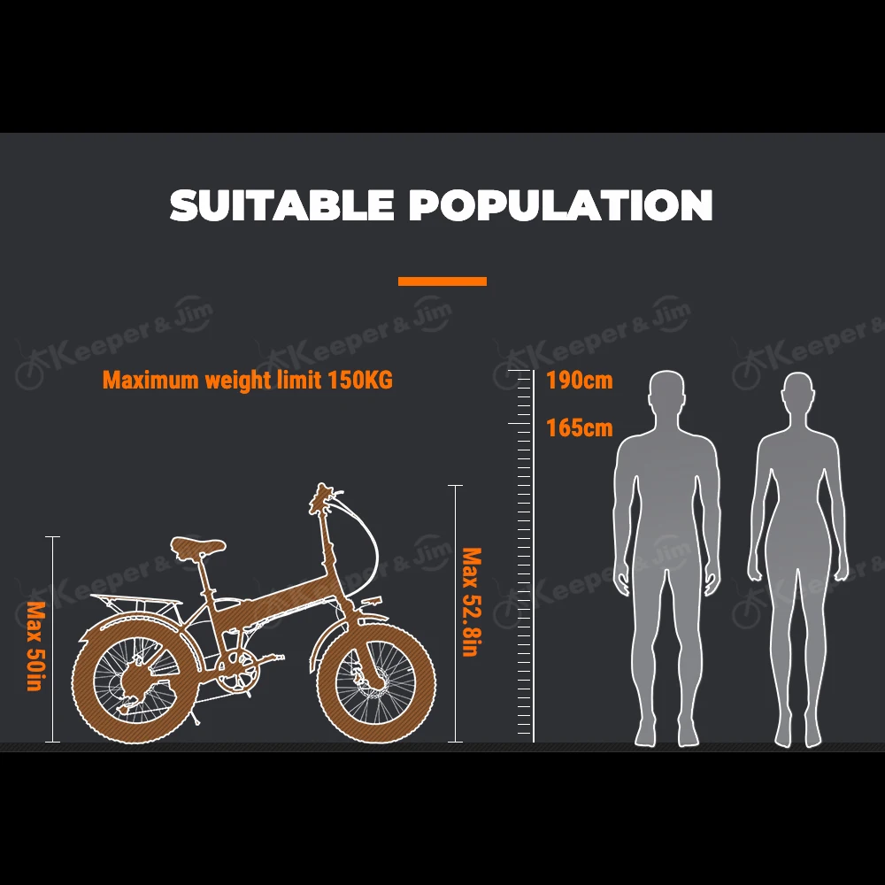 Electric bike mountain e bike 500w folding 20 inch Fat Tire Adults Mens Womens bicycle