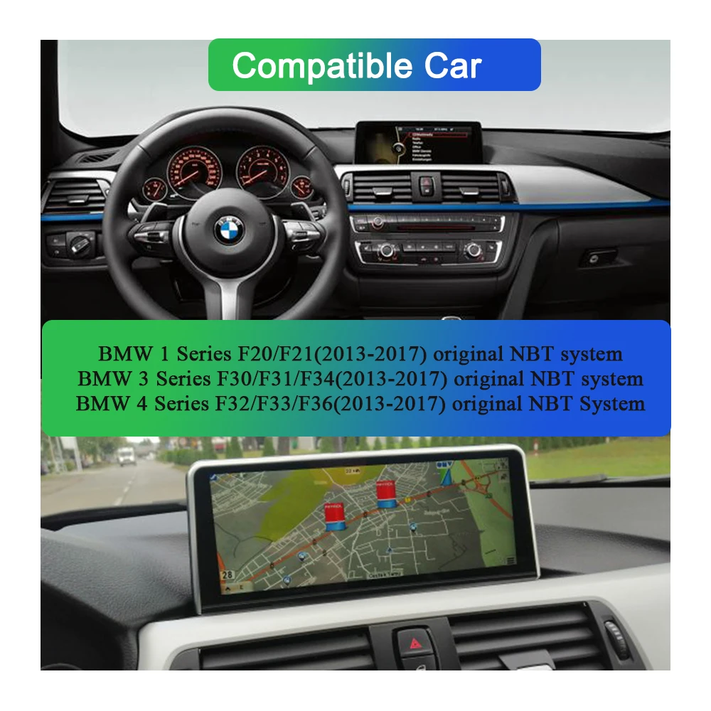 

Android 10.0 car multimedia player 10.25 inch navigation GPS NBT CAR DVD radio for BMW series 3/4 F30 F31 F34 F32 F33 F36