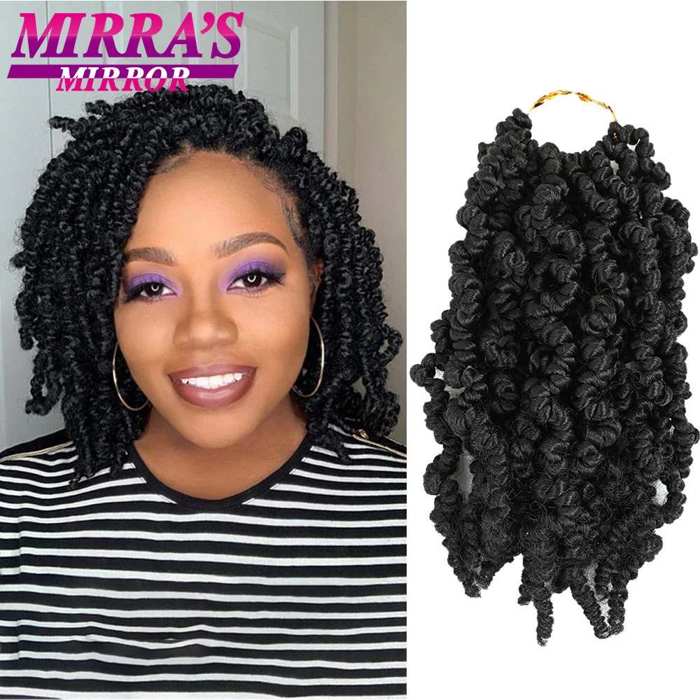 Mirra S Mirror Pre Twisted Spring Twist Hair 10 Inch Crochet Hair Braids Short Curly Passion Twists Braiding Hair Extensions Aliexpress mirra s mirror pre twisted spring twist hair 10 inch crochet hair braids short curly passion twists braiding hair extensions